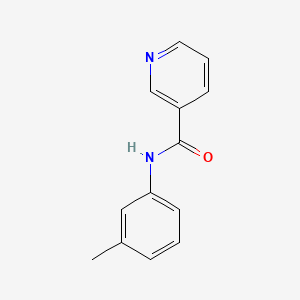molecular formula C13H12N2O B3833255 N-(3-methylphenyl)pyridine-3-carboxamide 