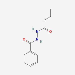 molecular formula C11H14N2O2 B3833285 N'-butanoylbenzohydrazide 