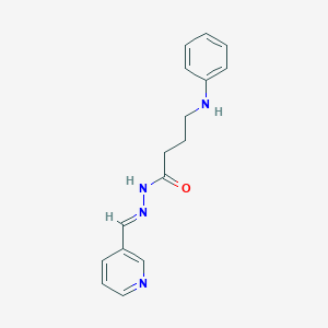 4-anilino-N'-(3-pyridinylmethylene)butanohydrazide