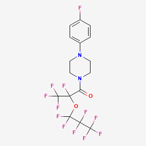 1-(4-fluorophenyl)-4-[2,3,3,3-tetrafluoro-2-(heptafluoropropoxy)propanoyl]piperazine