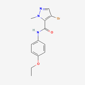 4-bromo-N-(4-ethoxyphenyl)-1-methyl-1H-pyrazole-5-carboxamide