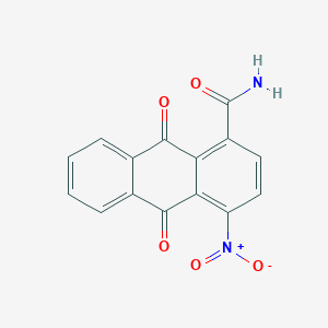 4-nitro-9,10-dioxo-9,10-dihydro-1-anthracenecarboxamide
