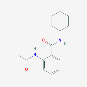 2-(acetylamino)-N-cyclohexylbenzamide