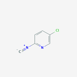 molecular formula C6H3ClN2 B383376 5-Chloro-2-isocyanopyridine CAS No. 1027746-23-1