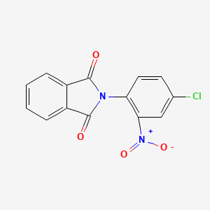 molecular formula C14H7ClN2O4 B3834260 2-(4-Chloro-2-nitrophenyl)isoindole-1,3-dione CAS No. 75458-16-1