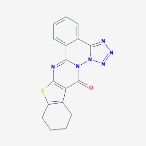 10,11,12,13-tetrahydro-14H-[1]benzothieno[2',3':4,5]pyrimido[2,1-a]tetraazolo[1,5-c]phthalazin-14-one