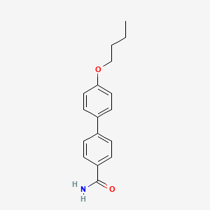 molecular formula C17H19NO2 B3834379 4-(4-Butoxyphenyl)benzamide 