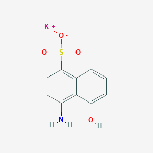 molecular formula C10H8KNO4S B3834395 potassium;4-amino-5-hydroxynaphthalene-1-sulfonate 