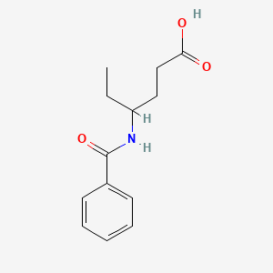 molecular formula C13H17NO3 B3834417 4-Benzamidohexanoic acid 