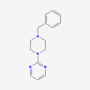 molecular formula C15H18N4 B3834911 2-(4-Benzylpiperazin-1-yl)pyrimidine 