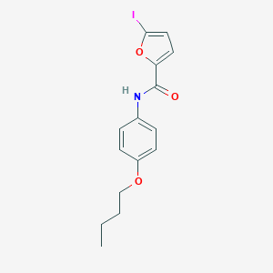 molecular formula C15H16INO3 B383493 N-(4-butoxyphenyl)-5-iodofuran-2-carboxamide CAS No. 611186-95-9