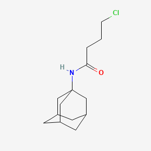molecular formula C14H22ClNO B3834953 N-(1-adamantyl)-4-chlorobutanamide 