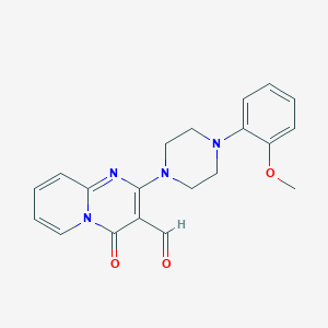 2-[4-(2-methoxyphenyl)-1-piperazinyl]-4-oxo-4H-pyrido[1,2-a]pyrimidine-3-carbaldehyde