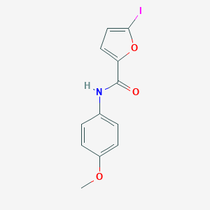 molecular formula C12H10INO3 B383517 5-iodo-N-(4-methoxyphenyl)furan-2-carboxamide CAS No. 65065-03-4