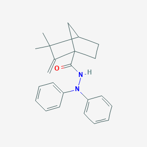 3,3-dimethyl-2-methylene-N',N'-diphenylbicyclo[2.2.1]heptane-1-carbohydrazide