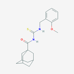 molecular formula C20H26N2O2S B383573 N-(1-adamantylcarbonyl)-N'-(2-methoxybenzyl)thiourea CAS No. 379726-02-0