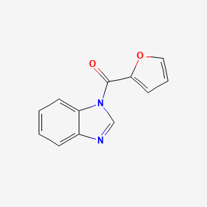 molecular formula C12H8N2O2 B3836156 Benzimidazole, 1-(2-furoyl)- 