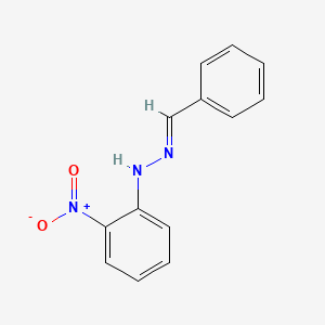 molecular formula C13H11N3O2 B3836212 N-Benzylidene-N'-(2-nitro-phenyl)-hydrazine CAS No. 5335-90-0