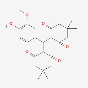 molecular formula C24H30O6 B3836228 AtPCO4-IN-1 CAS No. 7506-25-4