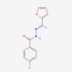 B3836333 4-fluoro-N'-(2-furylmethylene)benzohydrazide CAS No. 5272-80-0