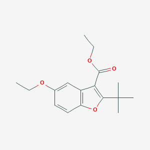 molecular formula C17H22O4 B383641 Ethyl 2-tert-butyl-5-ethoxy-1-benzofuran-3-carboxylate CAS No. 610758-01-5