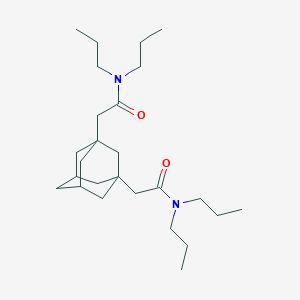 2-{3-[2-(dipropylamino)-2-oxoethyl]-1-adamantyl}-N,N-dipropylacetamide