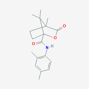 N-(2,4-dimethylphenyl)-4,7,7-trimethyl-3-oxo-2-oxabicyclo[2.2.1]heptane-1-carboxamide