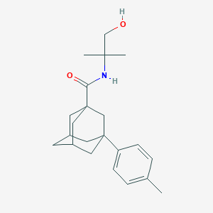 N-(2-hydroxy-1,1-dimethylethyl)-3-(4-methylphenyl)-1-adamantanecarboxamide