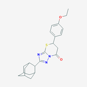 2-(2-adamantyl)-5-(4-ethoxyphenyl)-5,6-dihydro-7H-[1,2,4]triazolo[5,1-b][1,3]thiazin-7-one