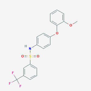 N-[4-(2-methoxyphenoxy)phenyl]-3-(trifluoromethyl)benzenesulfonamide