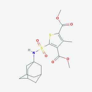 Dimethyl 5-(1-adamantylsulfamoyl)-3-methylthiophene-2,4-dicarboxylate