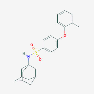 molecular formula C23H27NO3S B383716 N-(1-adamantyl)-4-(2-methylphenoxy)benzenesulfonamide 