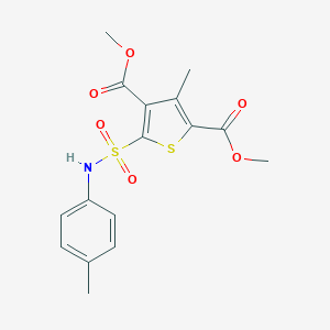 Dimethyl 3-methyl-5-[(4-methylphenyl)sulfamoyl]thiophene-2,4-dicarboxylate