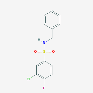 N-benzyl-3-chloro-4-fluorobenzenesulfonamide