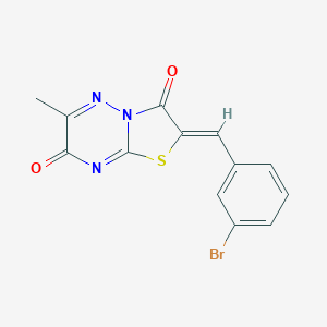 2-(3-bromobenzylidene)-6-methyl-7H-[1,3]thiazolo[3,2-b][1,2,4]triazine-3,7(2H)-dione