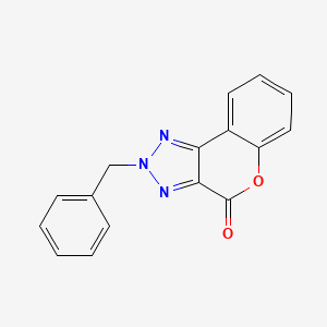 molecular formula C16H11N3O2 B3837267 2-Benzylchromeno[3,4-d]triazol-4-one 