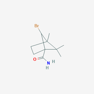 6-Bromo-4,5,5-trimethylbicyclo[2.1.1]hexane-1-carboxamide