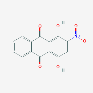 molecular formula C14H7NO6 B3838111 1,4-Dihydroxy-2-nitroanthracene-9,10-dione CAS No. 23743-40-0