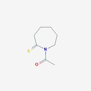2H-Azepine-2-thione, 1-acetylhexahydro-(9CI)