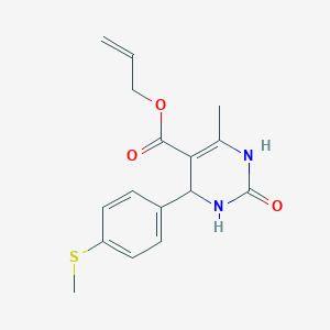 Allyl 6-methyl-4-[4-(methylsulfanyl)phenyl]-2-oxo-1,2,3,4-tetrahydropyrimidine-5-carboxylate