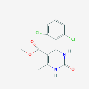 Methyl 4-(2,6-dichlorophenyl)-6-methyl-2-oxo-1,2,3,4-tetrahydropyrimidine-5-carboxylate