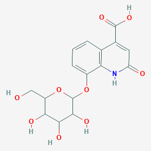 molecular formula C16H17NO9 B038394 Zeanoside B CAS No. 113202-67-8