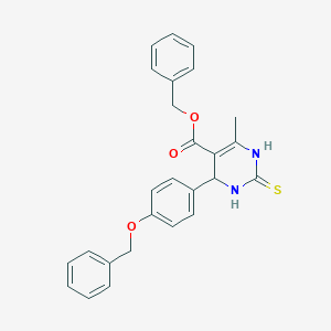 B383953 benzyl 6-methyl-4-(4-phenylmethoxyphenyl)-2-sulfanylidene-3,4-dihydro-1H-pyrimidine-5-carboxylate CAS No. 500148-82-3