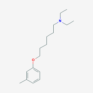molecular formula C17H29NO B3839754 Diethyl-(6-m-tolyloxy-hexyl)-amine 