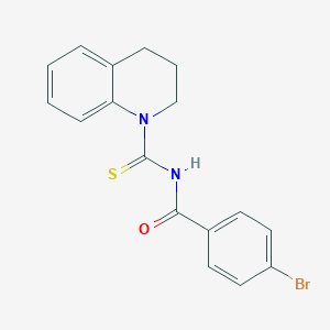 4-bromo-N-(3,4-dihydroquinolin-1(2H)-ylcarbothioyl)benzamide
