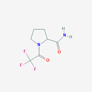 1-(2,2,2-Trifluoroacetyl)pyrrolidine-2-carboxamide