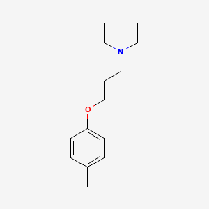 molecular formula C14H23NO B3840238 N,N-diethyl-3-(4-methylphenoxy)propan-1-amine 