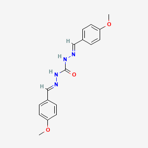 molecular formula C17H18N4O3 B3840248 N'',N'''-bis(4-methoxybenzylidene)carbonohydrazide 