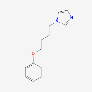 molecular formula C13H16N2O B3840715 1-(4-Phenoxybutyl)imidazole 