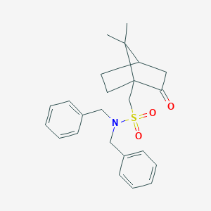 molecular formula C24H29NO3S B384078 N,N-dibenzyl(7,7-dimethyl-2-oxobicyclo[2.2.1]hept-1-yl)methanesulfonamide 
